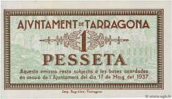 1 Pesseta ESPAGNE Tarragona 1937  NEUF
