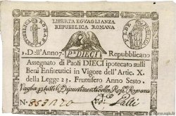 10 Paoli ITALIE  1798 PS.540a SUP