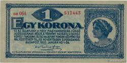 1 Korona HONGRIE  1920 P.057 pr.NEUF