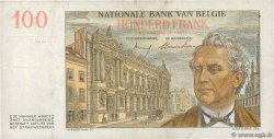 100 Francs BELGIQUE  1955 P.129b TTB