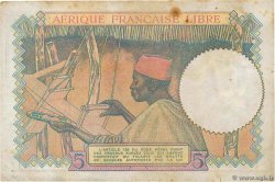 5 Francs AFRIQUE ÉQUATORIALE FRANÇAISE Brazzaville 1941 P.06a F
