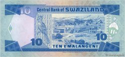 10 Emalangeni SWAZILAND  1986 P.15a NEUF