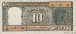 10 Rupees INDE  1970 P.069b SPL