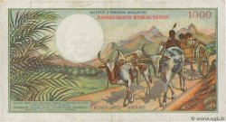1000 Francs - 200 Ariary MADAGASCAR  1966 P.059a TB+