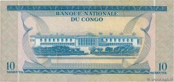 10 Makuta CONGO (RÉPUBLIQUE)  1968 P.009a TTB
