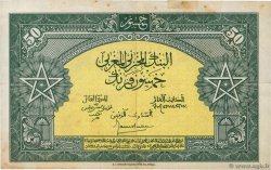 50 Francs MARUECOS  1944 P.26b BC+