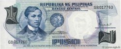 1 Piso PHILIPPINES  1969 P.142b UNC-