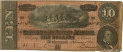 10 Dollars ESTADOS CONFEDERADOS DE AMÉRICA  1864 P.68 BC