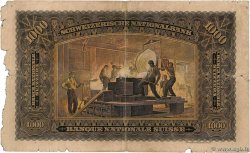 1000 Francs SWITZERLAND  1923 P.30 G