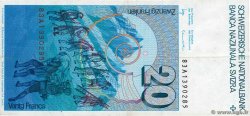 20 Francs SWITZERLAND  1983 P.55e VF
