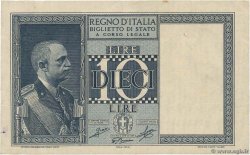 10 Lire ITALY  1944 P.025c VF+