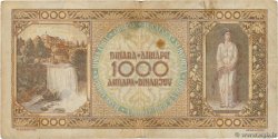 1000 Dinara YUGOSLAVIA  1946 P.067a MB