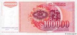 100000 Dinara YOUGOSLAVIE  1989 P.097 NEUF
