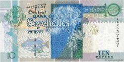 10 Rupees SEYCHELLES  1998 P.36a FDC