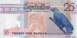25 Rupees SEYCHELLES  1998 P.37b q.FDC