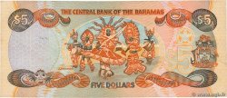 5 Dollars BAHAMAS  2001 P.63b BC