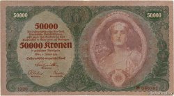 50000 Kronen AUTRICHE  1922 P.080