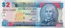 2 Dollars BARBADOS  2012 P.66c UNC-
