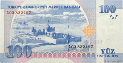 100 Lira TURQUIE  2005 P.221 SPL