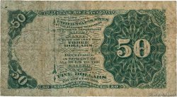 50 Cents VEREINIGTE STAATEN VON AMERIKA  1863 P.121 S