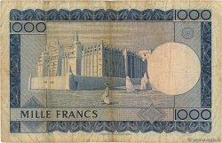 1000 Francs MALí  1960 P.09a BC