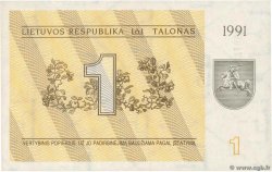 1 Talonas LITUANIA  1991 P.32b FDC