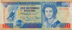 100 Dollars BELIZE  1990 P.57a