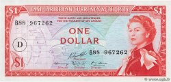 1 Dollar EAST CARIBBEAN STATES  1965 P.13i UNC