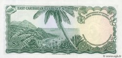 5 Dollars EAST CARIBBEAN STATES  1965 P.14i ST