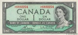 1 Dollar CANADA  1954 P.075c