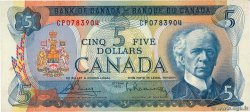 5 Dollars CANADA  1972 P.087a SPL