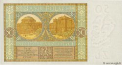 50 Zlotych POLAND  1929 P.071 AU