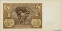 10 Zlotych POLEN  1940 P.094 ST