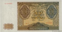 100 Zlotych POLOGNE  1941 P.103