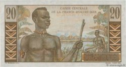 20 Francs Émile Gentil AFRIQUE ÉQUATORIALE FRANÇAISE  1946 P.22 XF
