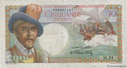 50 Francs Belain d Esnambuc AFRIQUE ÉQUATORIALE FRANÇAISE  1946 P.23