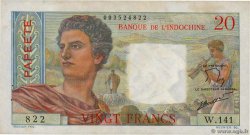 20 Francs TAHITI  1960 P.21c