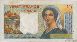 20 Francs TAHITI  1960 P.21c SPL