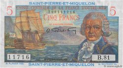 5 Francs Bougainville SAINT-PIERRE UND MIQUELON  1946 P.22