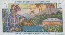 5 Francs Bougainville SAINT PIERRE ET MIQUELON  1946 P.22 NEUF