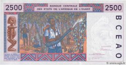 2500 Francs ESTADOS DEL OESTE AFRICANO  1993 P.712Kb FDC