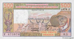 500 Francs WEST AFRIKANISCHE STAATEN  1979 P.805T fST+