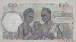 100 Francs FRENCH WEST AFRICA  1951 P.40 VF