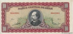 10 Escudos CHILE  1964 P.139a
