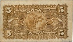5 Centavos ARGENTINIEN  1884 P.005 S