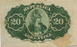 20 Centavos ARGENTINIEN  1895 P.229a fSS