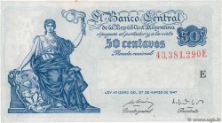 50 Centavos ARGENTINA  1948 P.256 q.FDC