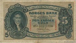 5 Kroner NORVÈGE  1943 P.07c F