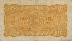 10 Kroner NORVÈGE  1939 P.08c MB