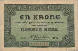 1 Krone NORVÈGE  1917 P.13a S